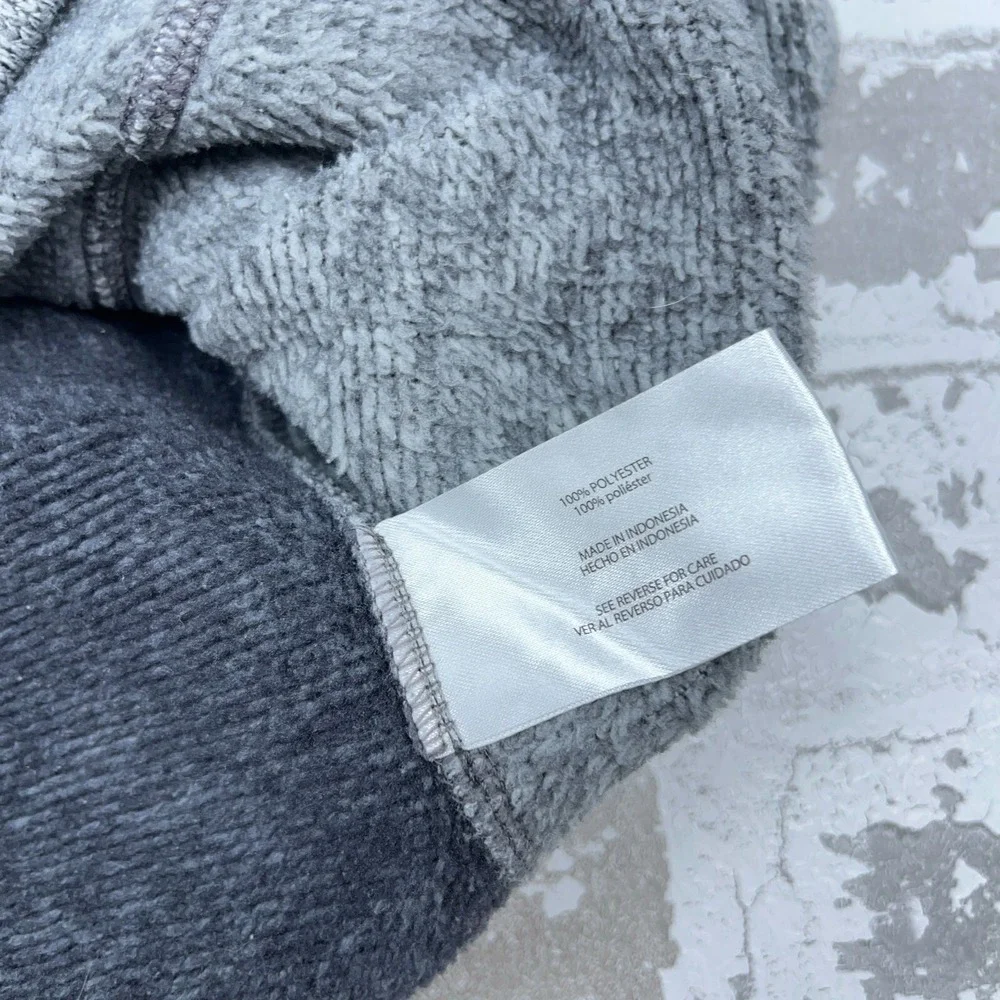Woolrich Sweater Men‎ Medium Gray Fleece Pullover Quarter Zip Jacket Heather A13